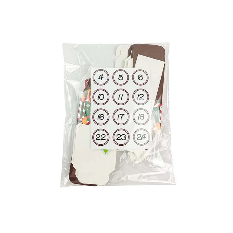 Adventella – Set van 24 Adventskalenderdoosjes voor Kerstmis