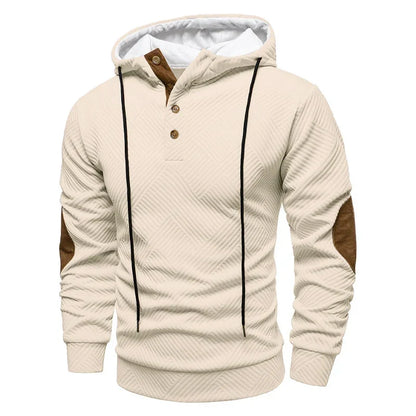 Herenhoodie Daanrik met Relaxte Pasvorm en Moderne Streetwearstijl