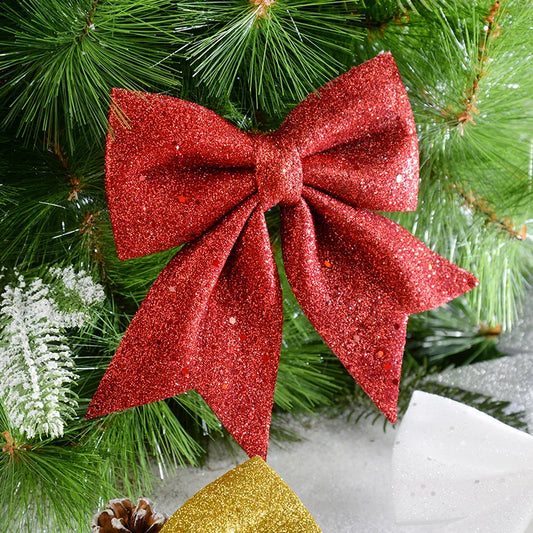 Glittersiera – Kerststrik 21 cm voor Kerstboom en Feestdecoratie