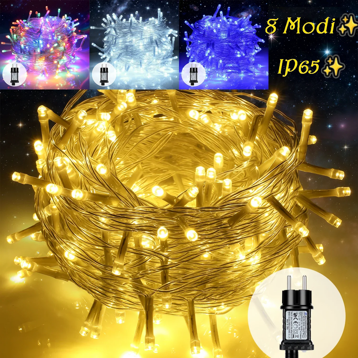 Warmlicht – LED Kerstverlichting Warm Wit voor Binnen en Buiten