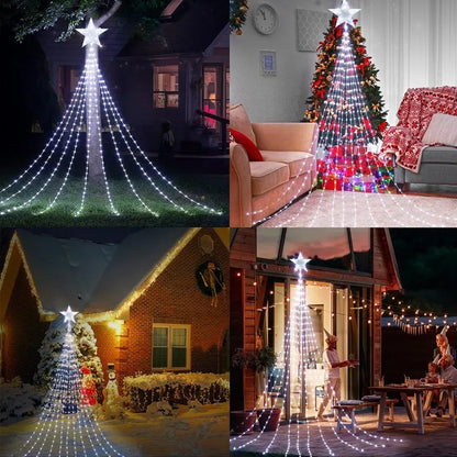 Sterrenval LED Kerstverlichting – 198 LED's, 2,2 Meter