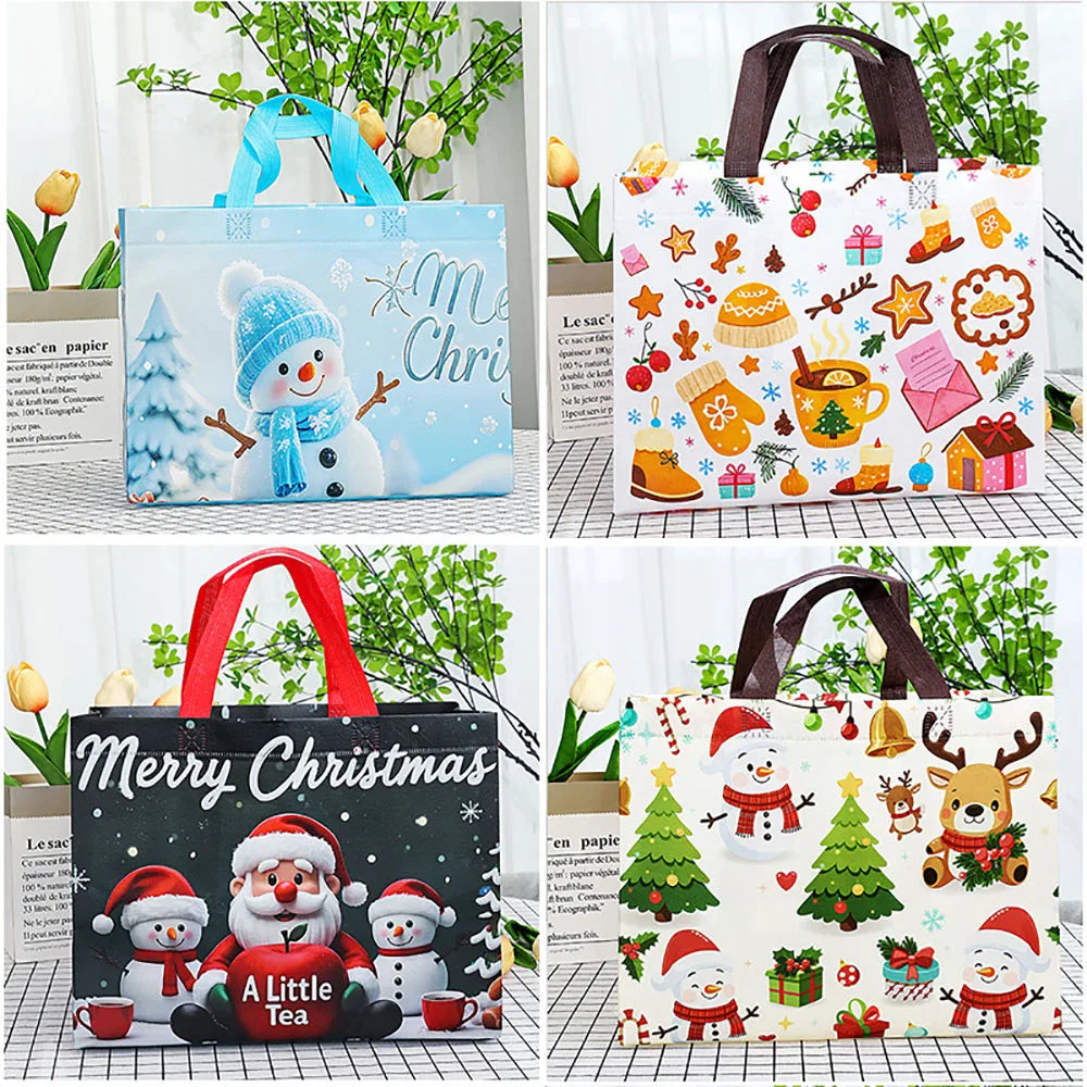 Kerstella – Herbruikbare Kerst Cadeautas 32x17x25 cm