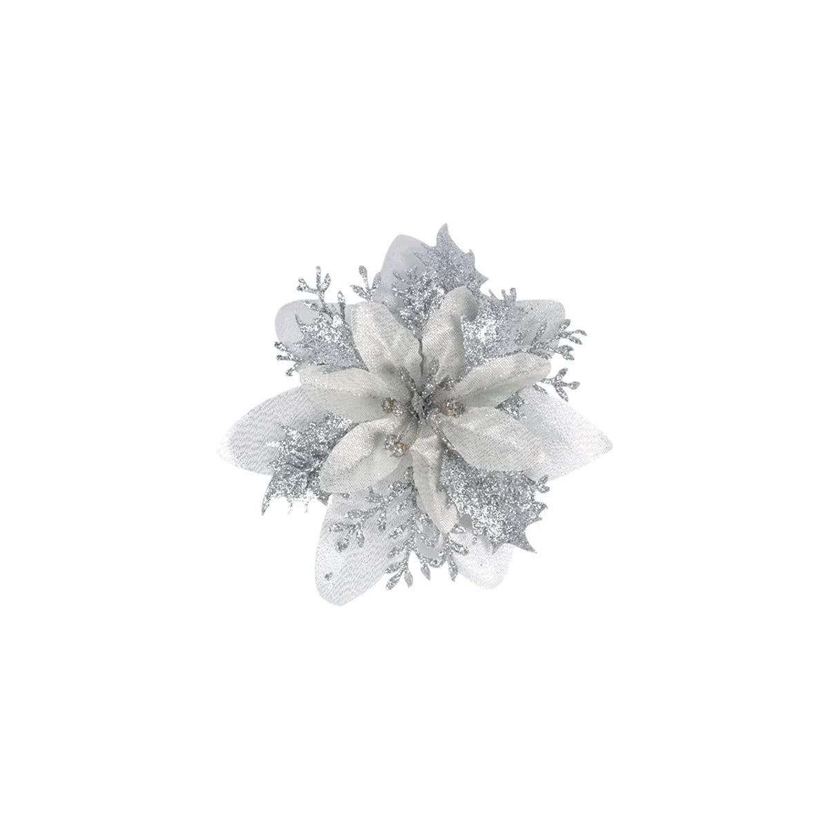 Goudglans – Glitter Kerstbloemen voor Kerstboom en Woondecoratie