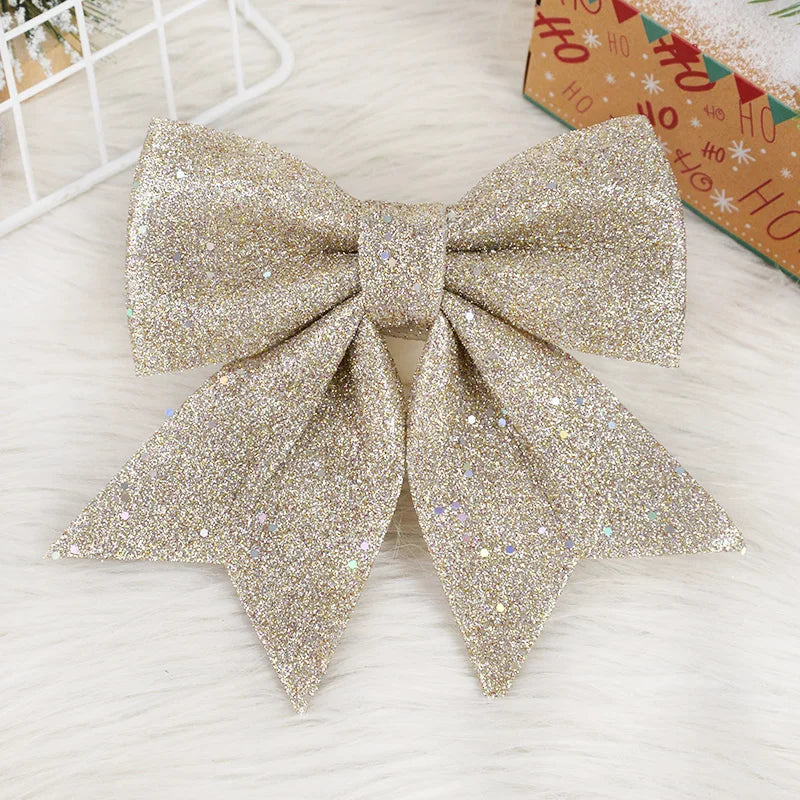 Glittersiera – Kerststrik 21 cm voor Kerstboom en Feestdecoratie