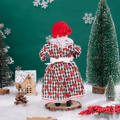 Kerstviona – Kerstboomtopper Kerstvrouw van 28 cm