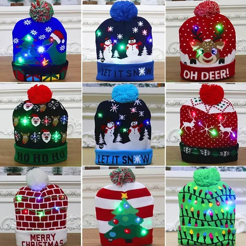 Feestlicht LED Kerstmuts – Feestelijke Muts met Verlichting