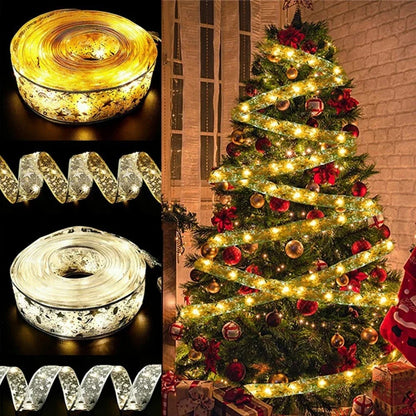 Kerst Lintslinger met LED – Batterijverlichting van 3 of 5 Meter
