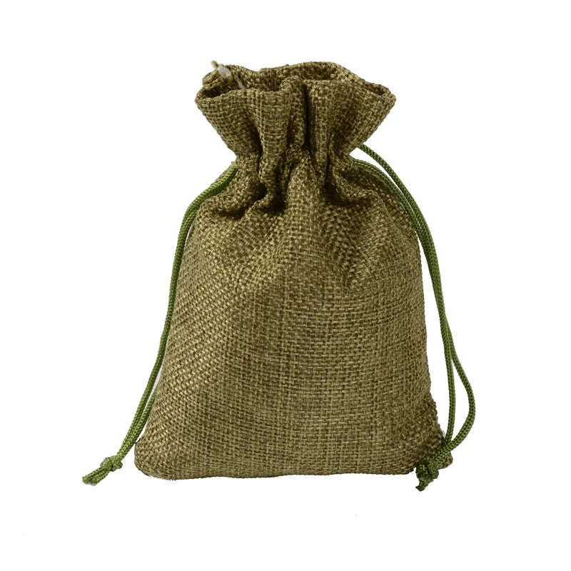 Jutevreugde – 50 Rood-Groene Cadeauzakjes met Trekkoord