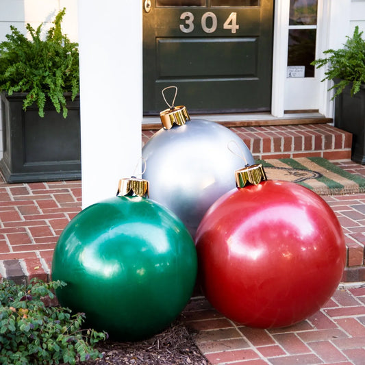 Extra Grote Kerstballen – Weerbestendige Decoratie voor Binnen en Buiten