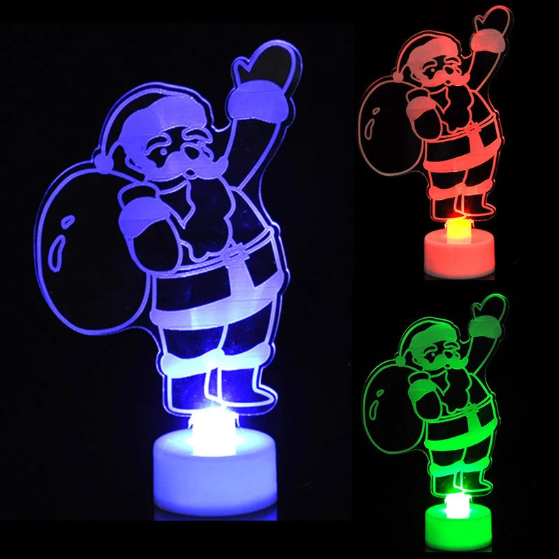 Kleurrijke LED-sneeuwmanlampen voor feestelijke gelegenheden