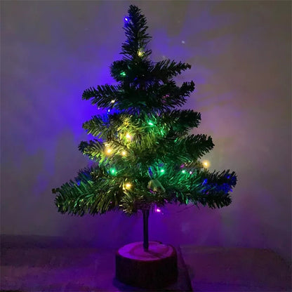 Kunstkerstboom met Sneeuwlook en LED Verlichting – Compact