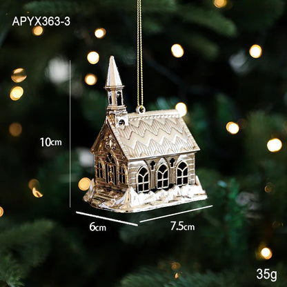Winterfiguren Kersthangers Set voor Kerstboom en Feestdagen