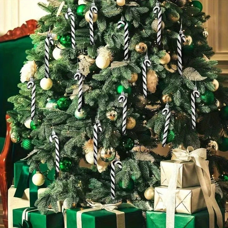 Kerst Zuurstok Hangers – Set Decoratieve Kerstboomornamenten