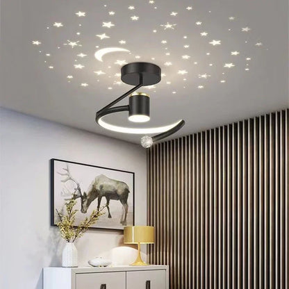 Sterrenkoepel – LED plafondlamp met sterrenhemel-effect, 50 cm