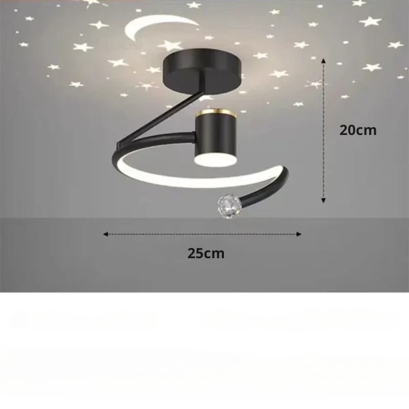 Sterrenkoepel – LED plafondlamp met sterrenhemel-effect, 50 cm