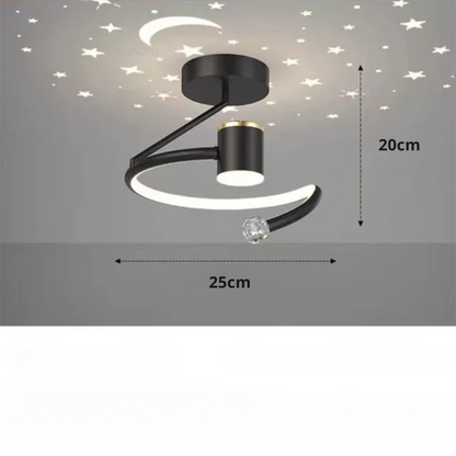 Sterrenkoepel – LED plafondlamp met sterrenhemel-effect, 50 cm