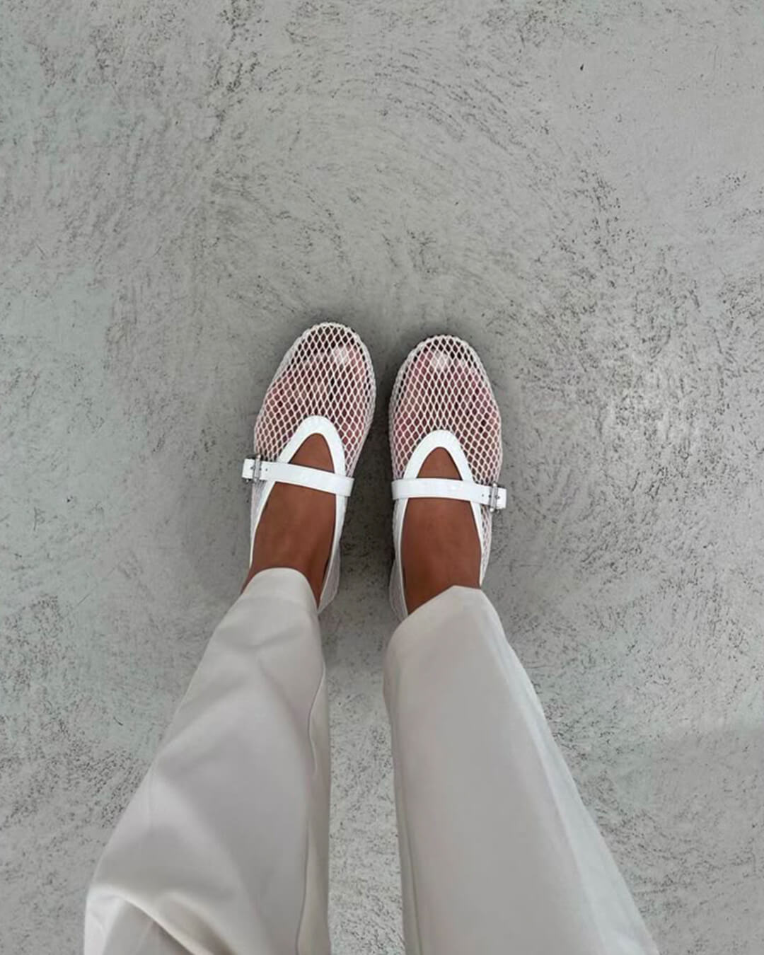 LuchtElegance Mesh Ballerina's voor Dames – Licht en Comfortabel