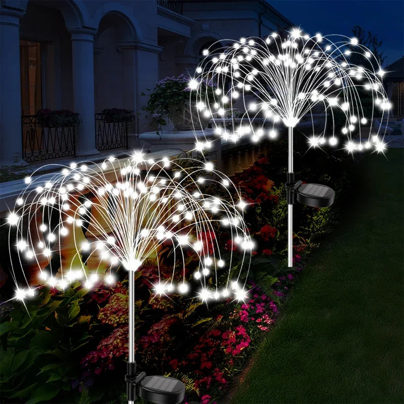 Vuurwerklicht Tuinlampen – Decoratieve LED Buitenverlichting