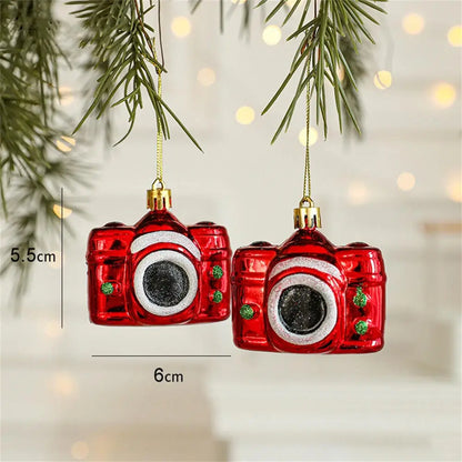 Kersthangers Feestkrans Set van 2 met Decoratieve Kerstfiguren