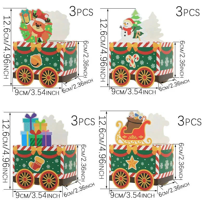 Adventella – Set van 24 Adventskalenderdoosjes voor Kerstmis