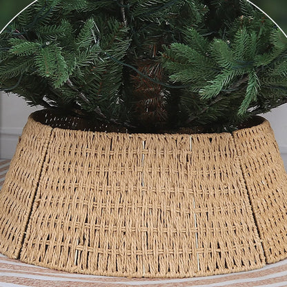 Rotanboom Noëlle – Handgeweven Kerstboomkraag van Rotan van 64 cm