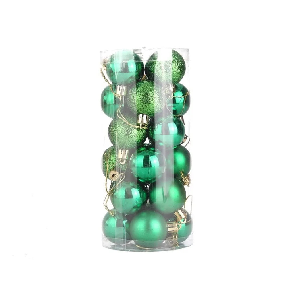 Kerstballen Set van 24 – Kerstboomversiering van 5 cm