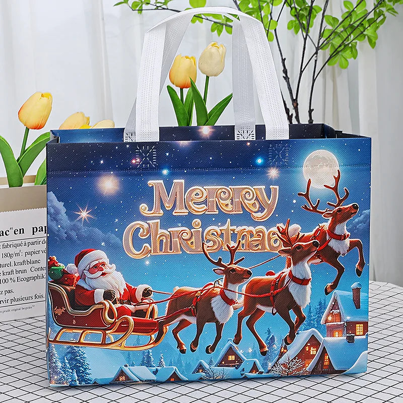 Kerstella – Herbruikbare Kerst Cadeautas 32x17x25 cm