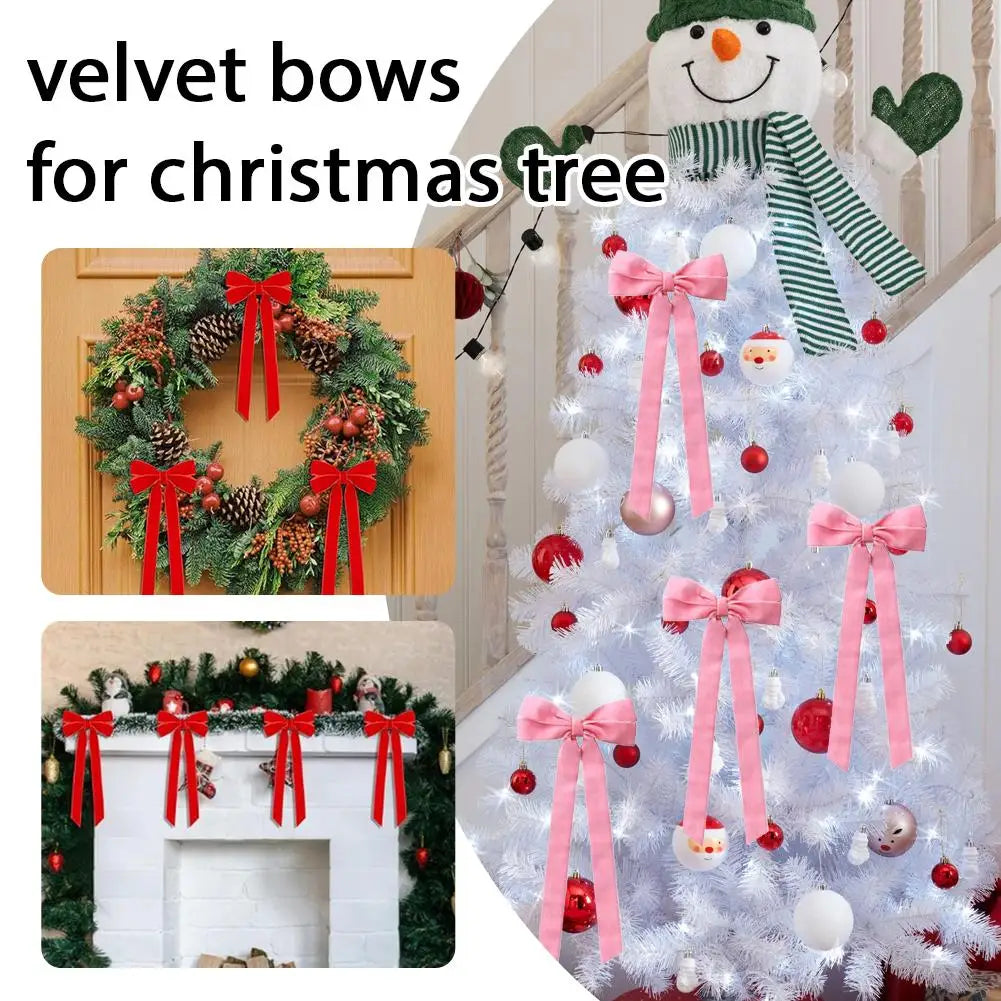 Kerststrikken – Set van 12 Decoratieve Strikken voor de Kerstboom