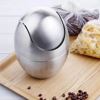 LunaMini Tafelafvalbak 1,5L – Compacte Prullenbak met Deksel