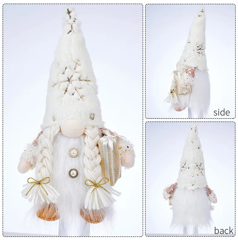 Kerstmanpop Feestdecoratie – 30 cm Kerstfiguur voor Binnen