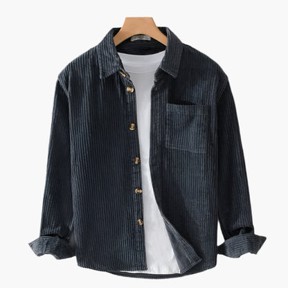 Michael – Heren Corduroy Overhemd met Knopen