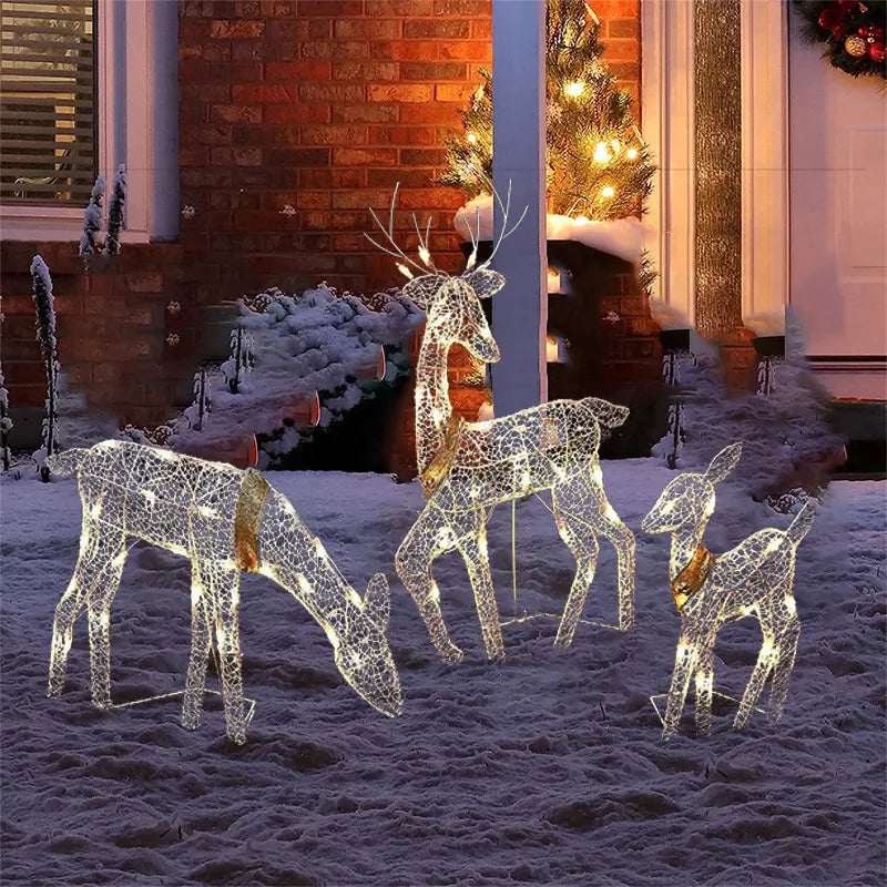 LED Rendier Kerstdecoratie – Warme Verlichting voor Tuin en Huis
