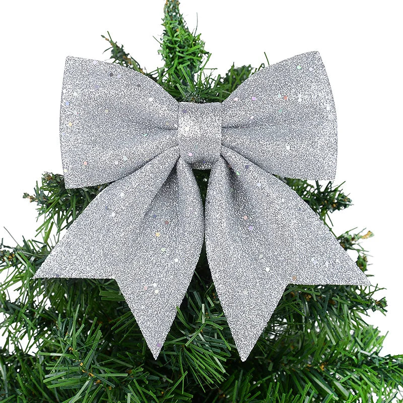 Glittersiera – Kerststrik 21 cm voor Kerstboom en Feestdecoratie