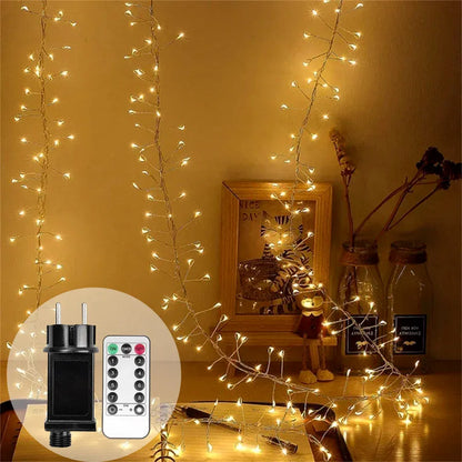 Lichtweelde Cluster LED Lichtslinger voor Kerst en Tuindecoratie