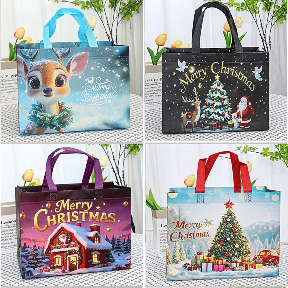Kerstella – Herbruikbare Kerst Cadeautas 32x17x25 cm