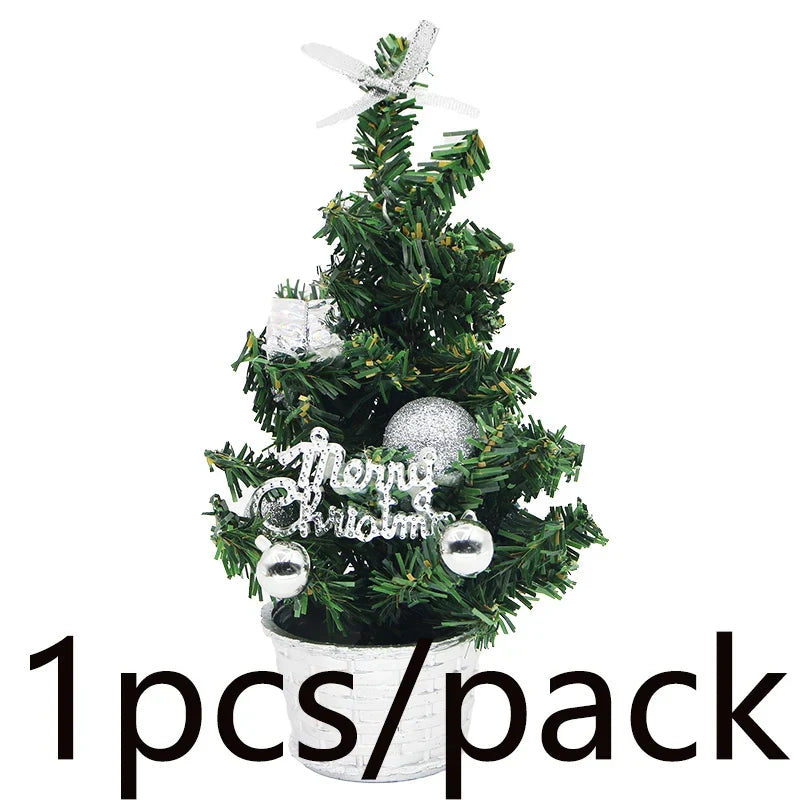 Mini Kerstboom – 21 cm Kerstdecoratie voor Bureau en Tafel
