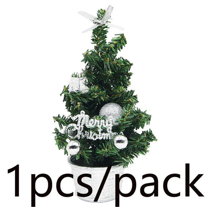 Mini Kerstboom – 21 cm Kerstdecoratie voor Bureau en Tafel