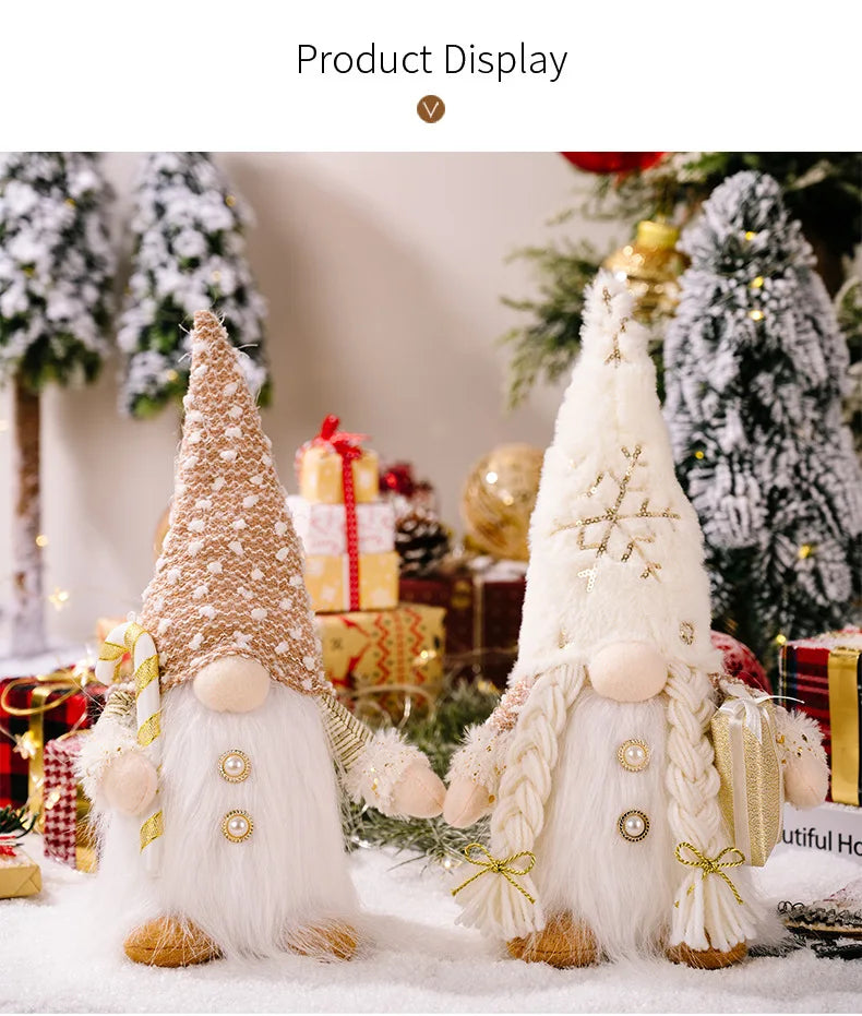Kerstmanpop Feestdecoratie – 30 cm Kerstfiguur voor Binnen