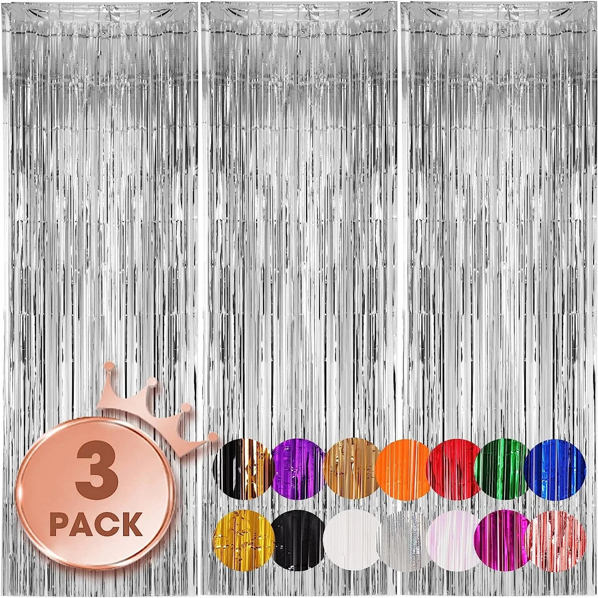 Feestgordijnen Set van 3 – Decoratieve Achtergrond voor Feesten