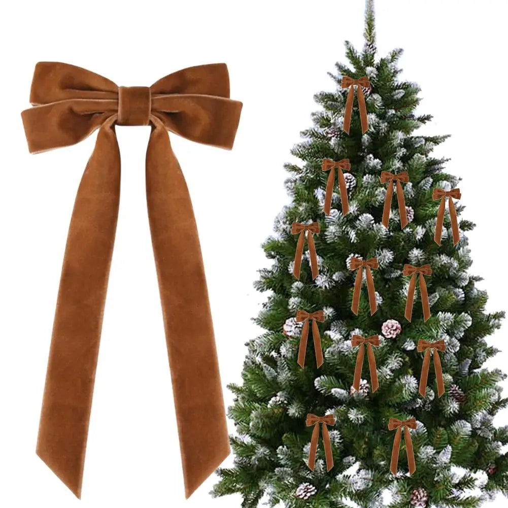 Kerststrikken – Set van 12 Decoratieve Strikken voor de Kerstboom
