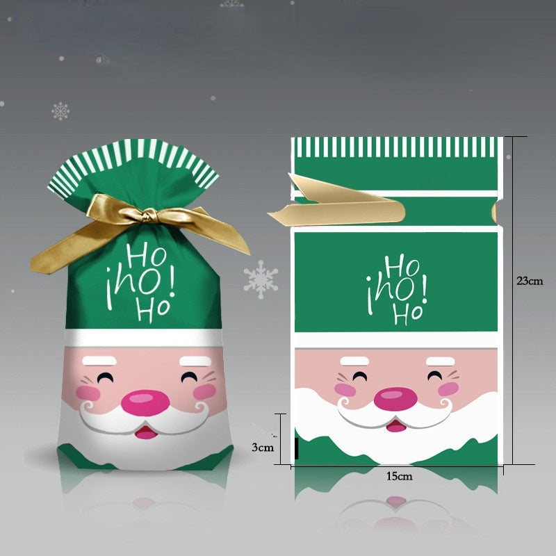 Kerstkabouter – Set van 5 Kerstcadeautasjes voor Snoep en Kleine Cadeaus