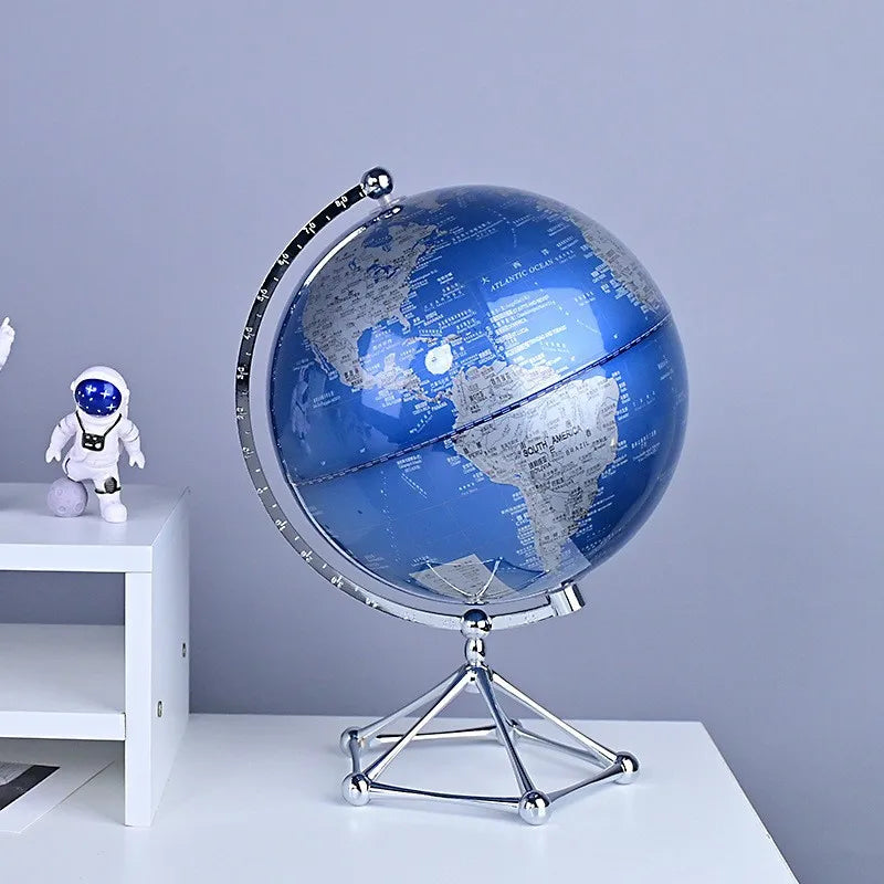 Royaleva LED Rotating World Globe Lamp – Verlichte Werelddecoratie