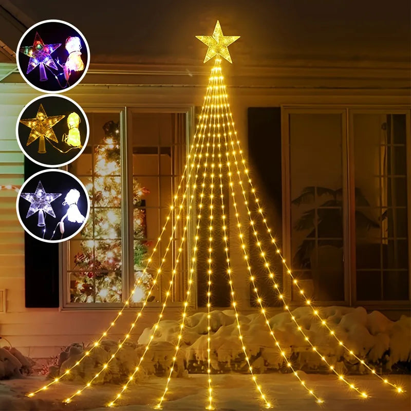 Sterrenval LED Kerstverlichting – 198 LED's, 2,2 Meter