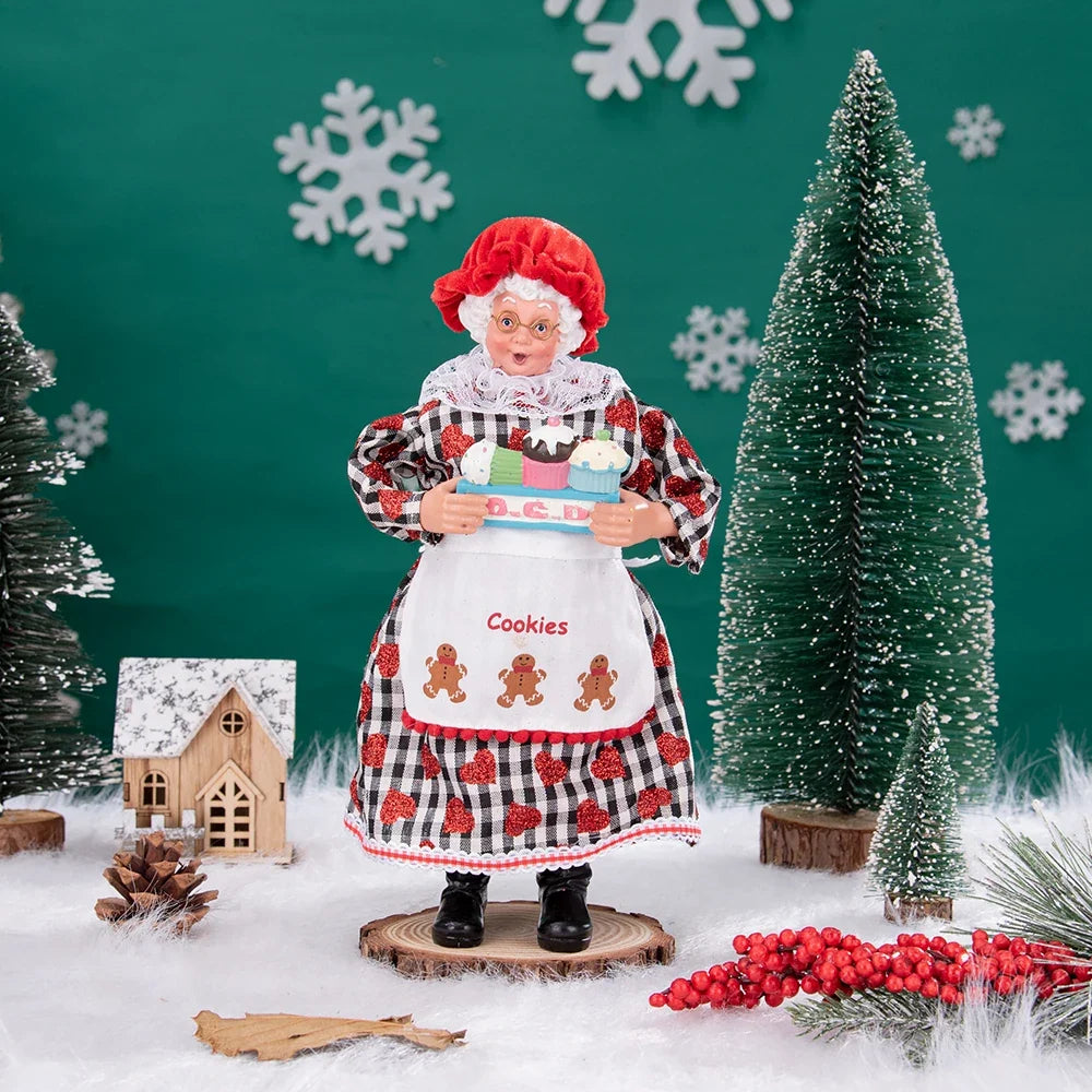 Kerstviona – Kerstboomtopper Kerstvrouw van 28 cm