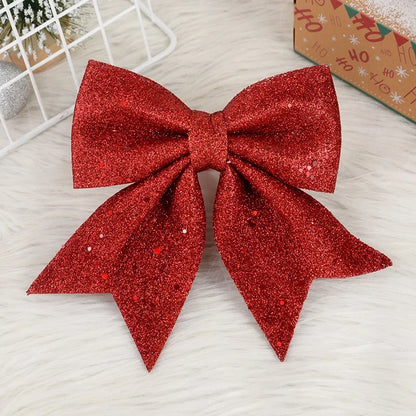 Glittersiera – Kerststrik 21 cm voor Kerstboom en Feestdecoratie
