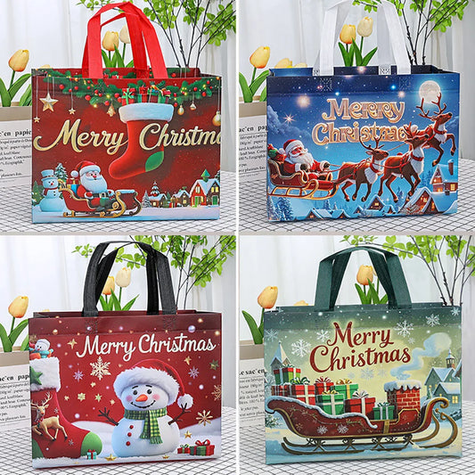 Kerstella – Herbruikbare Kerst Cadeautas 32x17x25 cm