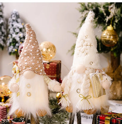 Kerstmanpop Feestdecoratie – 30 cm Kerstfiguur voor Binnen