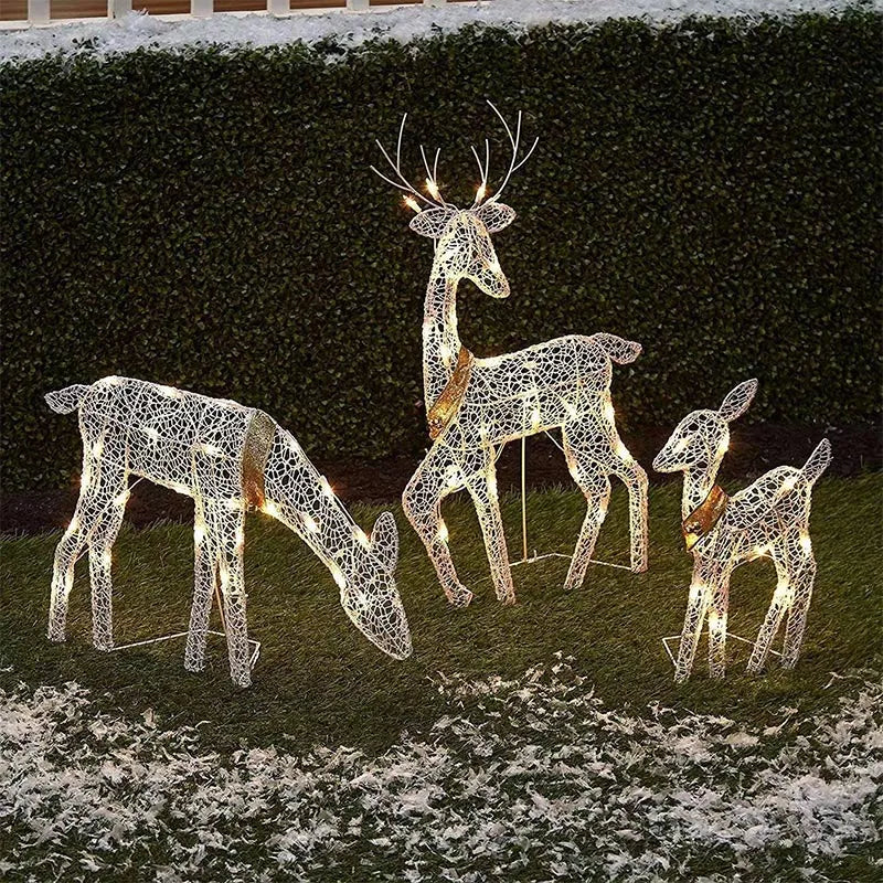 LED Rendier Kerstdecoratie – Warme Verlichting voor Tuin en Huis