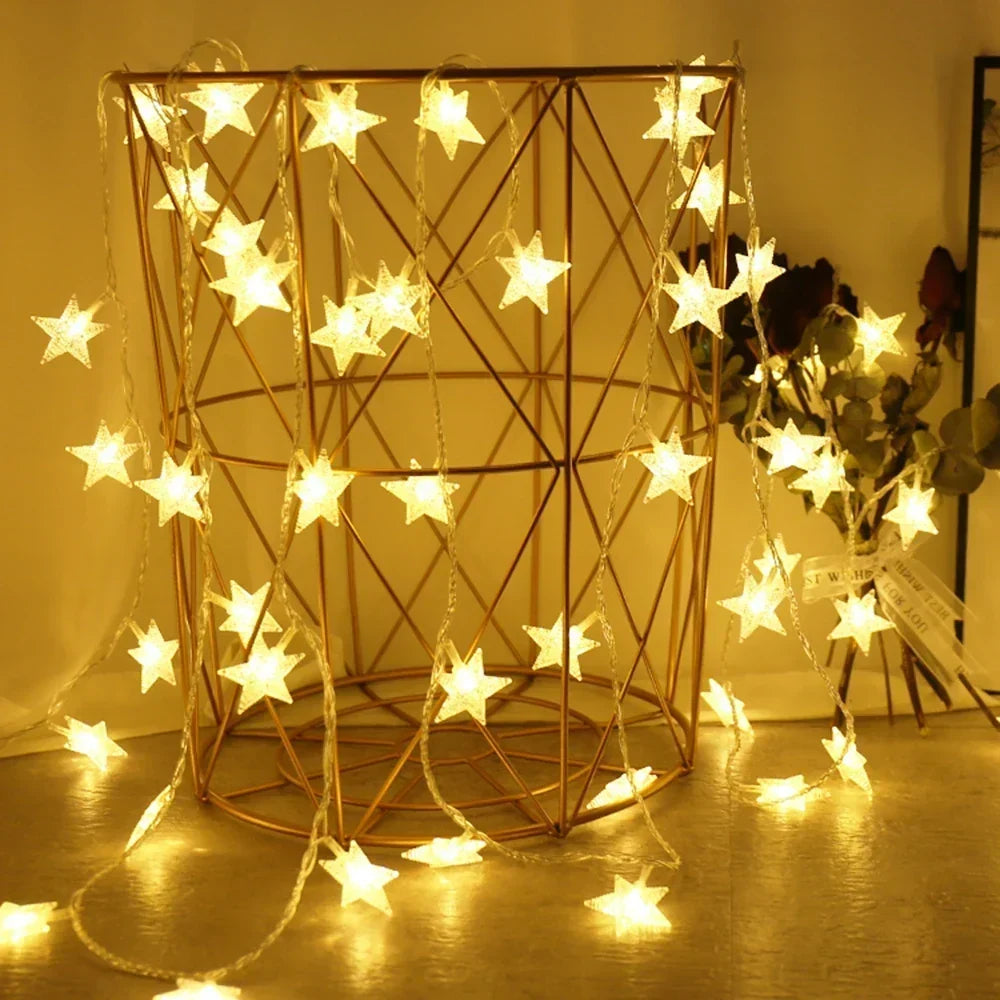 LED Sterren Lichtslinger voor Binnen en Buiten, USB of Batterij