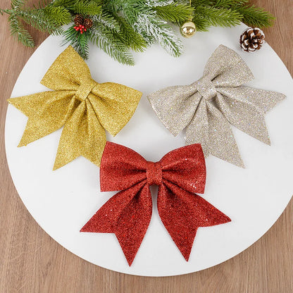 Glittersiera – Kerststrik 21 cm voor Kerstboom en Feestdecoratie